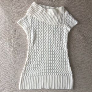 ✨SOLD✨ VTG No Boundaries Women’s Small Y2K Cream Knit Dress